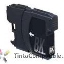 Cartucho LC980 - LC1100 negro, tinta compatible para impresora Brother