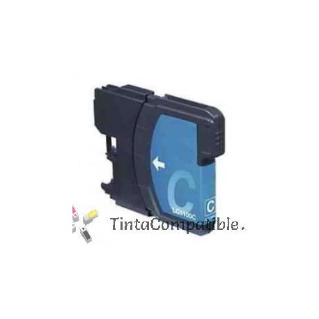 Tinta compatible BROTHER LC980, LC1100 cyan 
