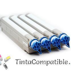 Toner compatible OKI C9600 - C9800 cyan