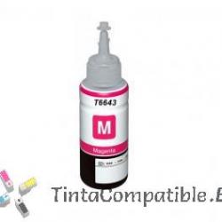 Botella de tinta compatible Epson T6643 Magenta C13T66434A